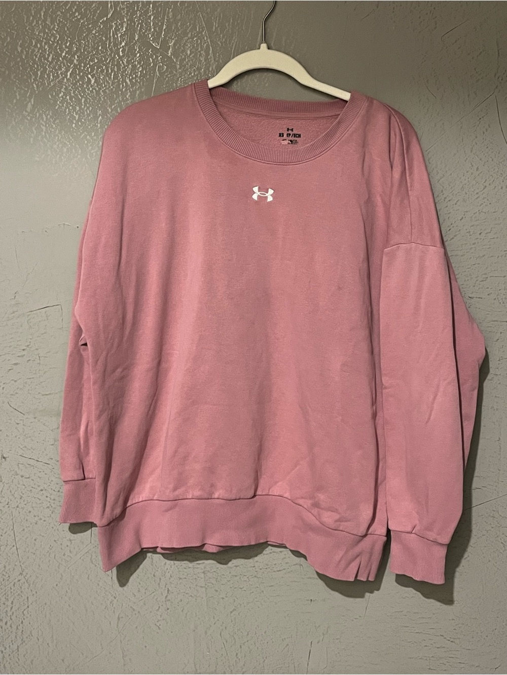 Under Armour Pink Crewneck Sweatshirt